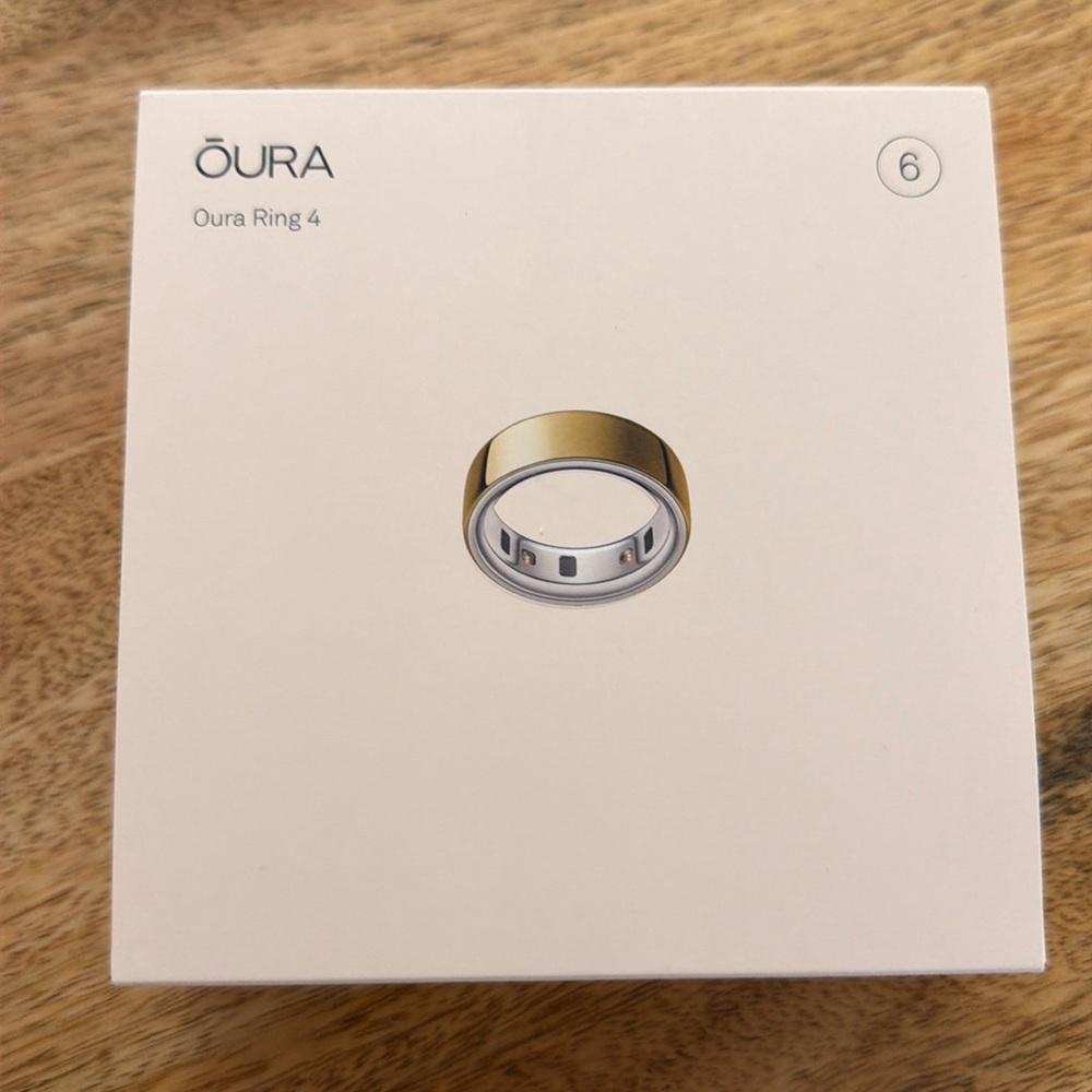 Oura Ring 4, Size 6